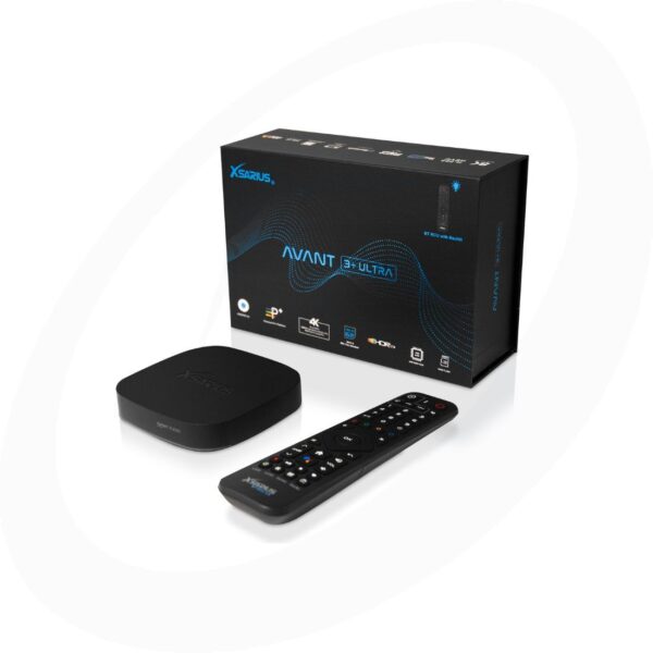 Xsarius Avant 3+ Ultra Black 4K OTT - Included Subscription