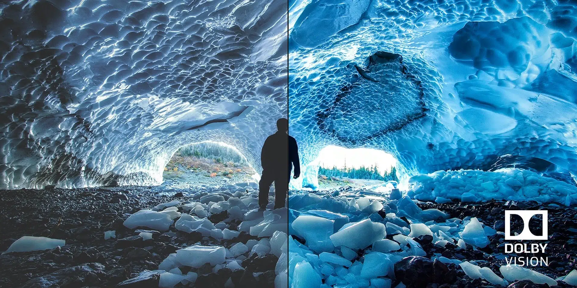 Comparison of normal picture and Dolby Vision